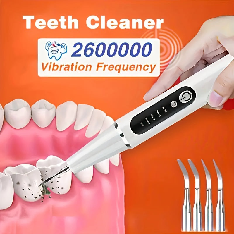 5-Level Adjustable Dental Flosser Tartar Remover Kit