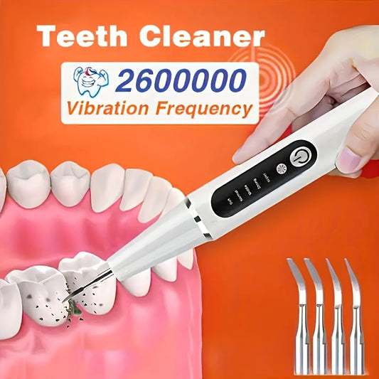 5-Level Adjustable Dental Flosser Tartar Remover Kit
