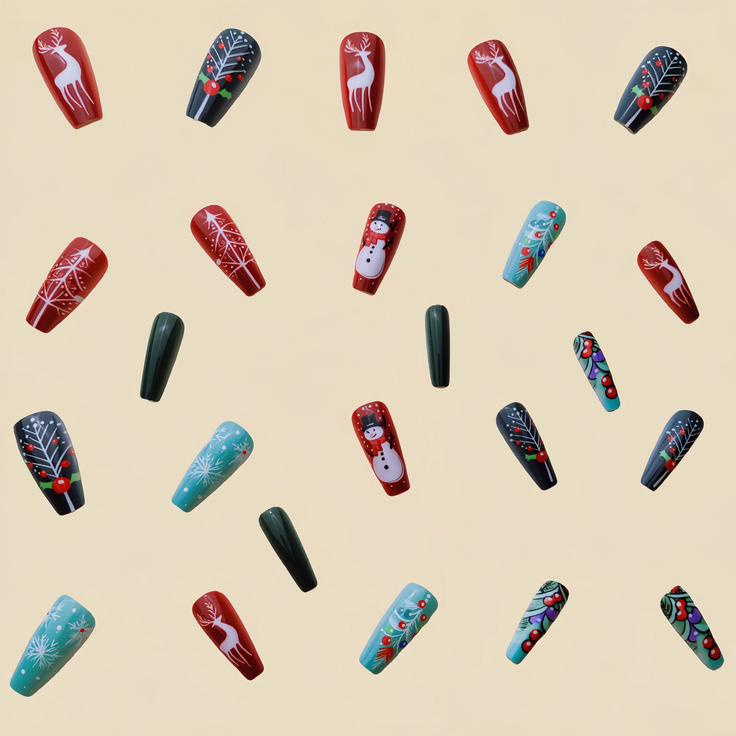 Charming Holiday Nail Art