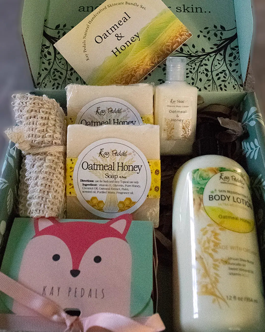 Oatmeal & Honey Natural Crafted Best Skincare Bundle Gift set